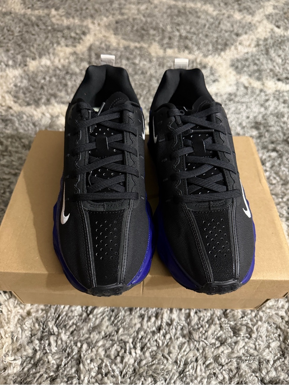 Nike Black and Purple Ava Rover